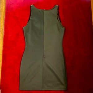 The Vintage Shop Forest Green Mini Dress